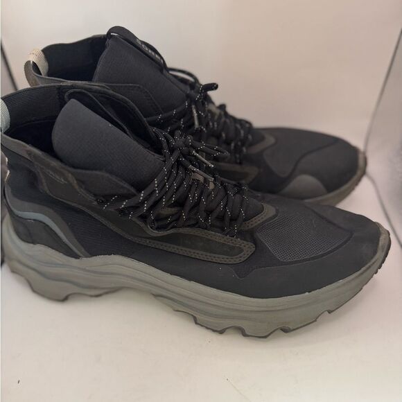 Sorel Men's Size 12 Kinetic Breakthru Venture Mid Waterproof Shoe Black Boots - Picture 2 of 9